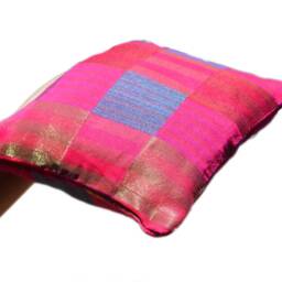 "Color Block Checkered Colorful Accent Pillow Cover - Throw - 16"" X 16" - thumbnail 3