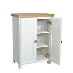 Painted Storage Cabinet Hallway, Kitchen, Living Room Storage, Assembled - thumbnail 3
