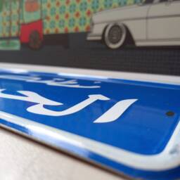 Lebanon Street Sign - Rue Du Liban Aluminium Road Lebanese Souvenir Gift Wall Mount Signs Beirut - thumbnail 3