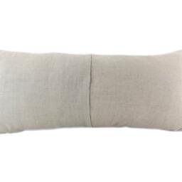 White & Lilac Purple Swan in The Swamp Rectangle Linen Pillow - thumbnail 3
