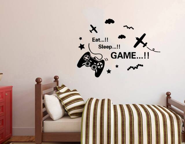 Personalized Gamer Room Wall Decal Controller Decals 2874 - image 1