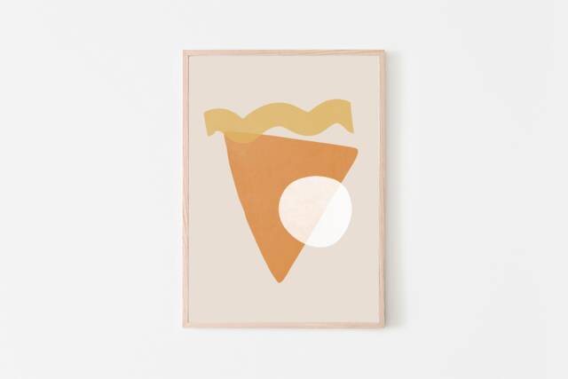 Sweet Potato Pie Art, Soul Food Modern Giclee Print, Fine Art Paper Home & Kitchen Decor For The Lover - image 1