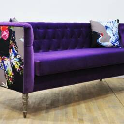 "Loveseat - Purple ""3 Seater Sofa" - thumbnail 3