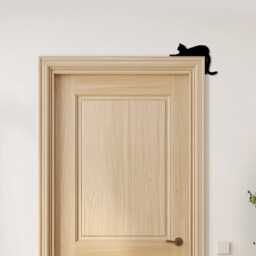 Door Topper Relaxing Cat Various Colours Top Of Decorative Sign - Sign, Novelty Wall Decor, Frame Art, Art - thumbnail 3