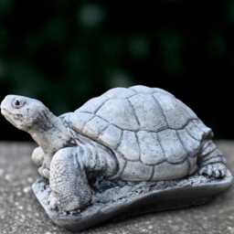 Concrete Turtle Sculpture Outdoor Figurine Garden Statue Stone Animal Decoration Wildlife Ornament Handmade Lover Gift - thumbnail 3
