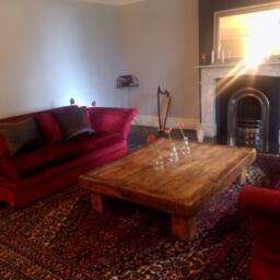 Chunky French Oak Coffee Table - thumbnail 4