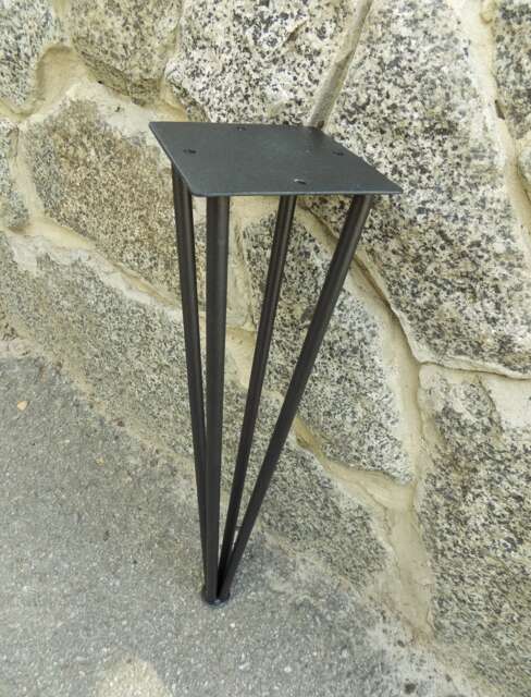 Hairpin Leg/4 Rod Table Mid Century Modern Table Legs Coffee Diy Modern One Metal Base - image 1