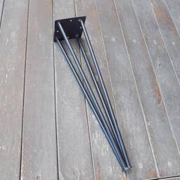 Hairpin Leg/4 Rod Table Mid Century Modern Table Legs Coffee Diy Modern One Metal Base - thumbnail 2