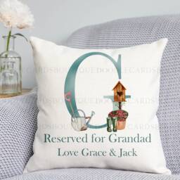 Reserved For Grandad Cushion - Grandpa Gift - thumbnail 1