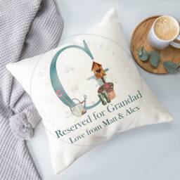 Reserved For Grandad Cushion - Grandpa Gift - thumbnail 2
