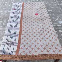 Block Print Patchwork Reversible Cotton Kantha Quilt Handmade Rustic Bedspread Throw - thumbnail 4