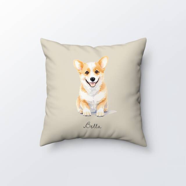 Custom Pet Pillow, Dog Pillow From Photo, Memorial, Cat Portrait Personalized Gift Lover, Loss - image 1