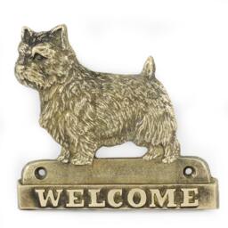 Norwich Terrier, Dog Welcome, Hanging Decoration, Limited Edition, Artdog - thumbnail 2