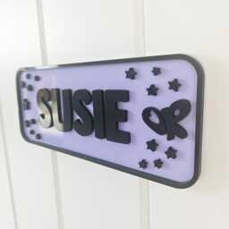 Custom Girls Name Bedroom Door Sign/Olivia Rodrigo - thumbnail 3