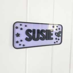 Custom Girls Name Bedroom Door Sign/Olivia Rodrigo - thumbnail 2