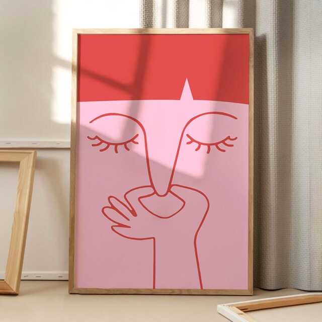 Bad Smell Art Canvas Poster, Cartoon Wall Art, Bathroom Aesthetic Decor, Retro Home Printed Gift - image 1