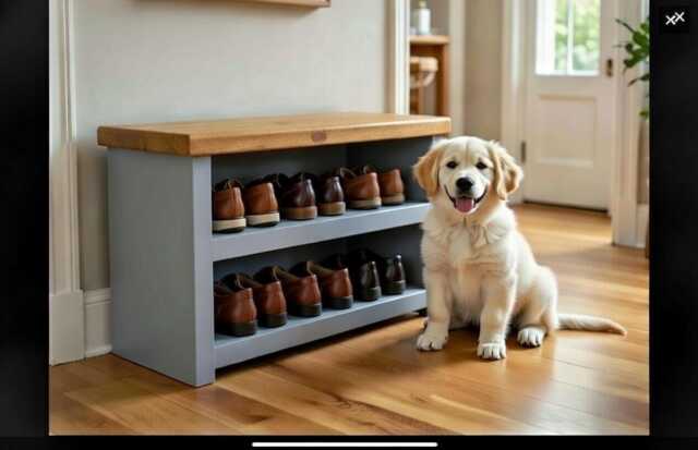 Hallway Shoe Bench - image 1