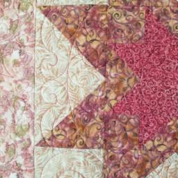 Sweet Double Star Wall Hanging in Pinks & Peachy Colors Great For A Girls Room No Matter The Age. Power Of Pink - thumbnail 2