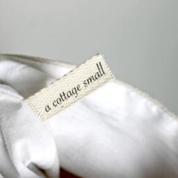 White Ruffle Canvas Christmas Stocking - thumbnail 2