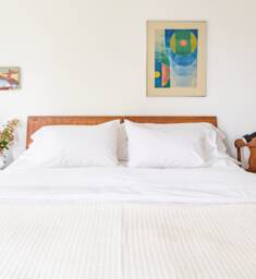 Organic Percale Sheet Set Cool White, Gots Certified Cotton