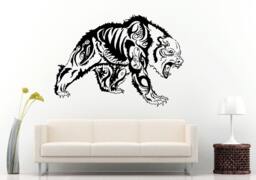 Tribal Polar Bear Roar Animal Wall Decal Vinyl Sticker Mural Room Decor L900 - thumbnail 1