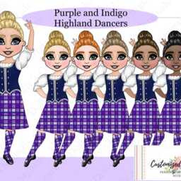 Personalized Highland Dancer Cushion Scottish Dancing Gift, Pillow, Gift For Her - thumbnail 4