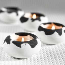 Soft Glow Concrete Candle Holder - Minimalist Home Accent For Calm Evenings Handmade Cement Tea Light - thumbnail 4