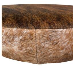 Plwmpty Jeckel Natural Cowhide Stool - Kitchen Island Handcrafted Leather Bar Stool - thumbnail 4