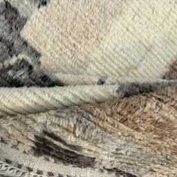 Hand-Knotted Moroccan Beni Ourain Rug, 100% Natural Wool, Modern Berber Carpet For Living Room - thumbnail 2