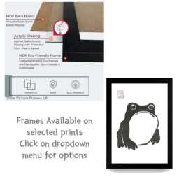 Hand Drawn Anime Fan Art Prints - Japanese Sumi-E Style Home Decor Gift Idea Wall A2/A3/A4/A5/10x8/11x14 - thumbnail 2