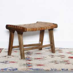 Vintage Berber Wool Rug Handmade Moroccan Tribal Carpet - 190x120cm - thumbnail 2