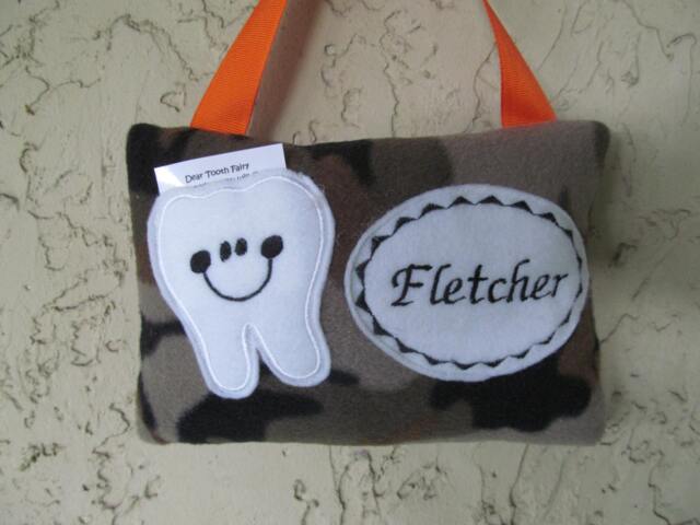 Personalized Tooth Fairy Pillow, Children's Keepsake, Custom Holder, Kids Gift, Gift - image 1