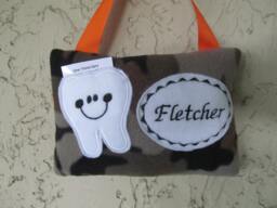 Personalized Tooth Fairy Pillow, Children's Keepsake, Custom Holder, Kids Gift, Gift - thumbnail 1