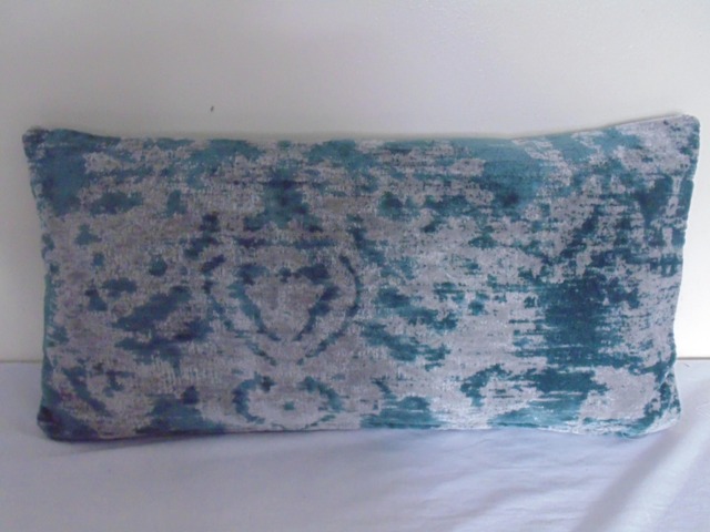 Designers Guild Velvet Fabric Royal Collection Morel Teal Cushion Cover - image 1