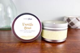 Vanilla Bean Soy Candle in 4Oz Tin - Vegan Candles Handmade - thumbnail 1