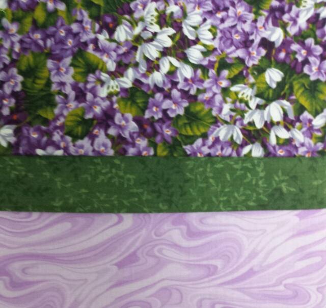 Purple & White Floral 3-Fabric Piilowcases - image 1