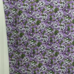 Purple & White Floral 3-Fabric Piilowcases - thumbnail 2