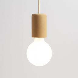 Handcrafted Concrete Pendant Lamp - Concretne Light Collection Yellow Color - thumbnail 1