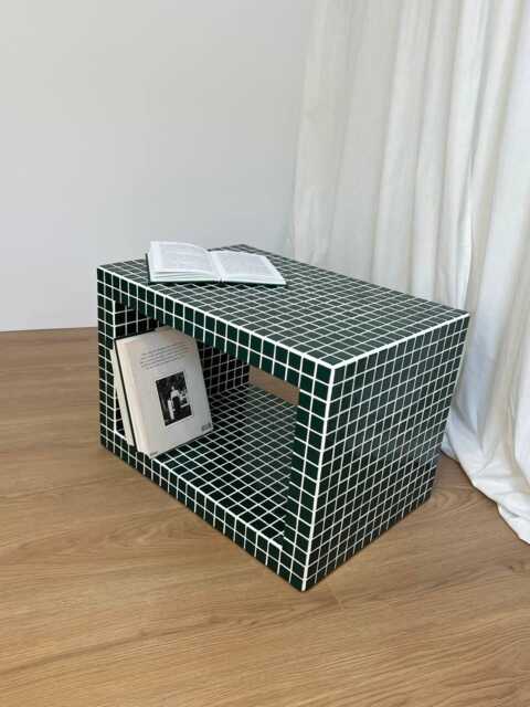 Tile Shelf, Handmade Cube, Designer Furniture, Coffee Table - image 1