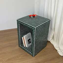 Tile Shelf, Handmade Cube, Designer Furniture, Coffee Table - thumbnail 2