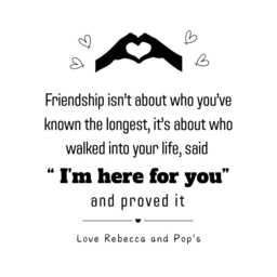 Friendship Appreciation Candle, I'm Here For You Support Gift, Best Friend Thank Present, Thinking Of Bestie - thumbnail 2