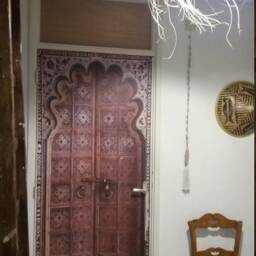 Door Wall Sticker Old Oriental Style Door/ Moroccan Sticker/ Arabic Door/ Wallpaper/ Spanish Decal/ - thumbnail 2
