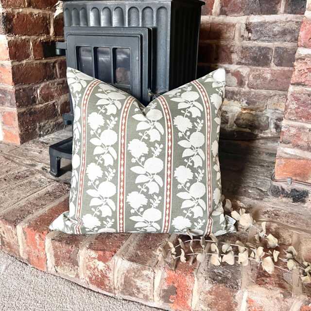 1621. Mirabeau Oregano - Linen/Cotton Cushion Cover - image 1