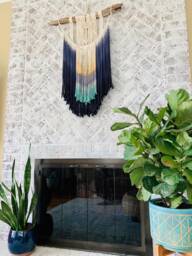 Ombre Boho Macrame Wall Hanging Art - thumbnail 1
