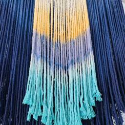 Ombre Boho Macrame Wall Hanging Art - thumbnail 4