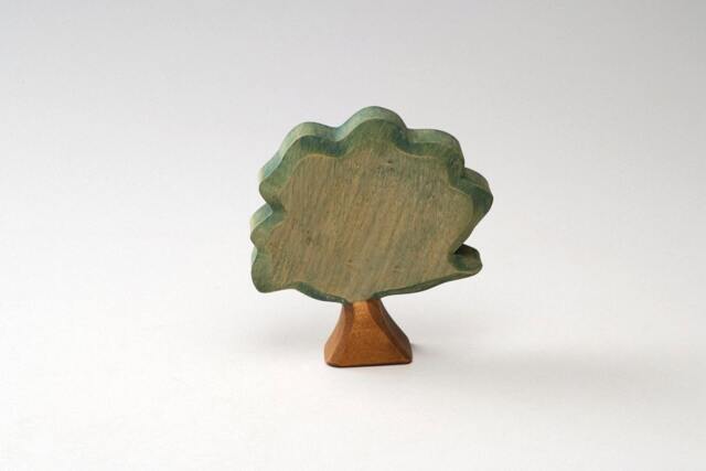 Waldorf Tree Toy - Wooden Eco Friendly Dadakacraft Wood Green Summer Landscape - image 1