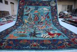 7x10 Ft Animal Pictorial Rug - Super Sultani Kazak Afghan New Luxury Rug, Medallion Area For Living Room - thumbnail 1