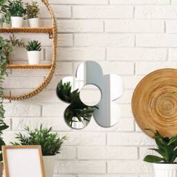 Flower Mirror Acrylic Reflective Home Decor Cartoon & Plant House - thumbnail 3