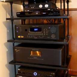 Audiophile Stand - Black Edition With Hardwood Shelves..hi-Fi System Unit - thumbnail 2