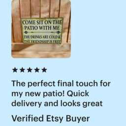 Patio Garden Metal Sign - Outdoor Decor, Beer Wine Bar Wall Art, Weatherproof Plaque - thumbnail 2